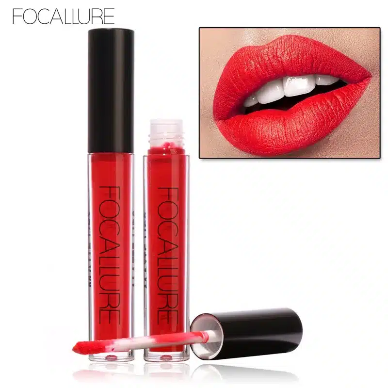 2018 Hot Matte Liquid Lipstick Lips makeup Lasting Waterproof Easy to Wear Mate lip gloss Sexy Pigment Cosmetic By Focallure 14