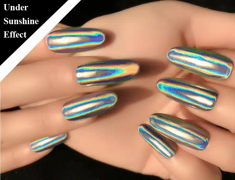 Hot 1g/box Holographic Nail Art Glitter Powder Shiny Rainbow Pigment Unicorn Hologram Dust UV Gel Nail Polish Manicure Accessory 11