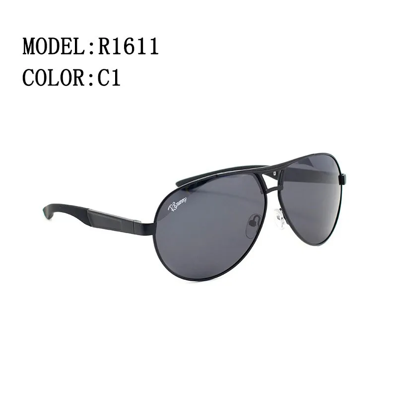 Fashion Brands polarized sunglasses Men Business Classic high quality sunglasses block Driving glare UV400 goggle R.Bsunny R1611 13