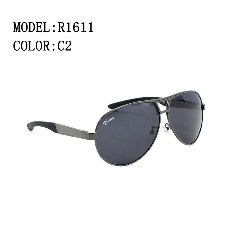 Fashion Brands polarized sunglasses Men Business Classic high quality sunglasses block Driving glare UV400 goggle R.Bsunny R1611 15