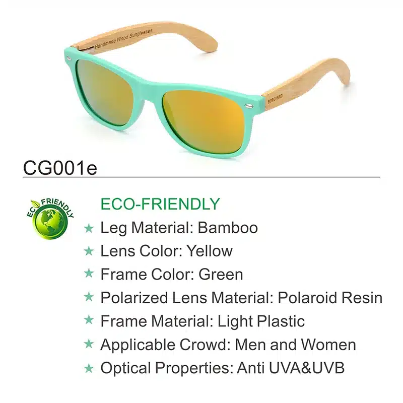 BOBO BIRD Fashion Wooden Bamboo Men Sunglasses Women Eyewear Plasti Sun Glasses Handmade Cheap glasses Custom logo in wood box 13