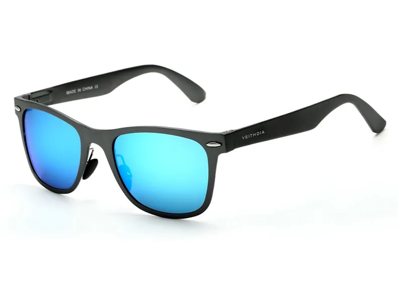 VEITHDIA Brand Unisex Aluminum Square Men's Polarized Mirror Sun Glasses Female Eyewears Accessories Sunglasses For Men VT2140 19