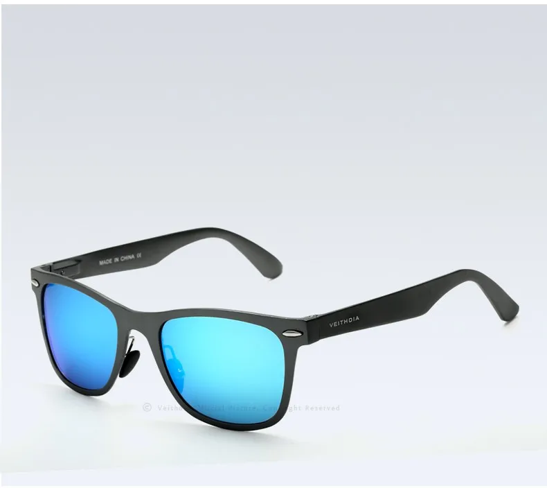 VEITHDIA Brand Unisex Aluminum Square Men's Polarized Mirror Sun Glasses Female Eyewears Accessories Sunglasses For Men VT2140 28