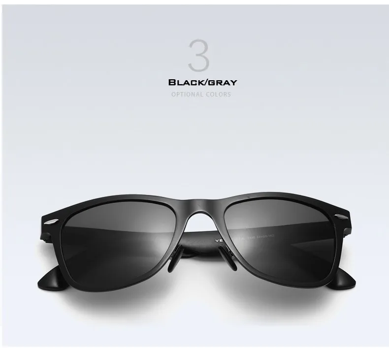 VEITHDIA Brand Unisex Aluminum Square Men's Polarized Mirror Sun Glasses Female Eyewears Accessories Sunglasses For Men VT2140 29