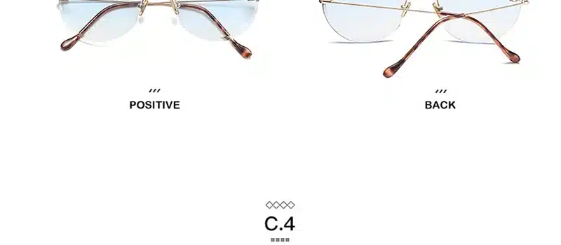 LeonLion 2018 Metal Goggle Rimless Sunglasses Women Ocean Lens Classic Brand Designer Men/Women HD Sun Glasses Women UV400 Box 27