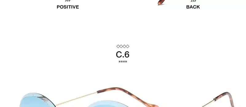 LeonLion 2018 Metal Goggle Rimless Sunglasses Women Ocean Lens Classic Brand Designer Men/Women HD Sun Glasses Women UV400 Box 33