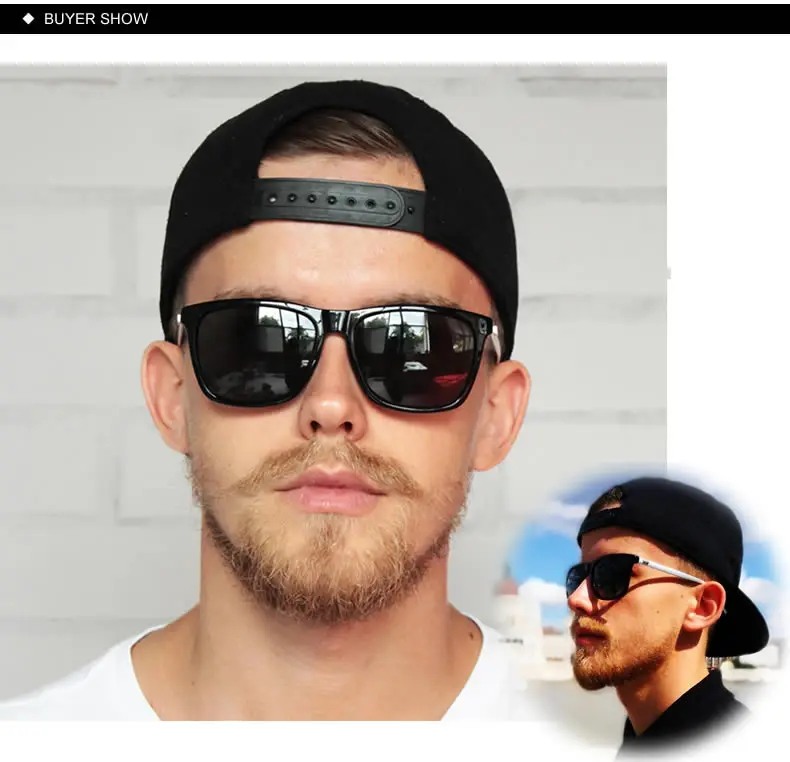 POLARSNOW Aluminum+TR90 Sunglasses Men Polarized Brand Designer Points Women/Men Vintage Eyewear Driving Sun Glasses 14