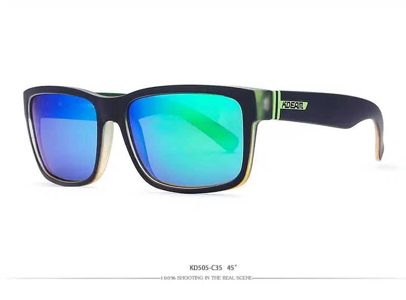 KDEAM Sport Sunglasses Polarized Men Square Sun Glasses Outdoor Women Brand design 2018 Summer UV400 With Original Case KD505 19