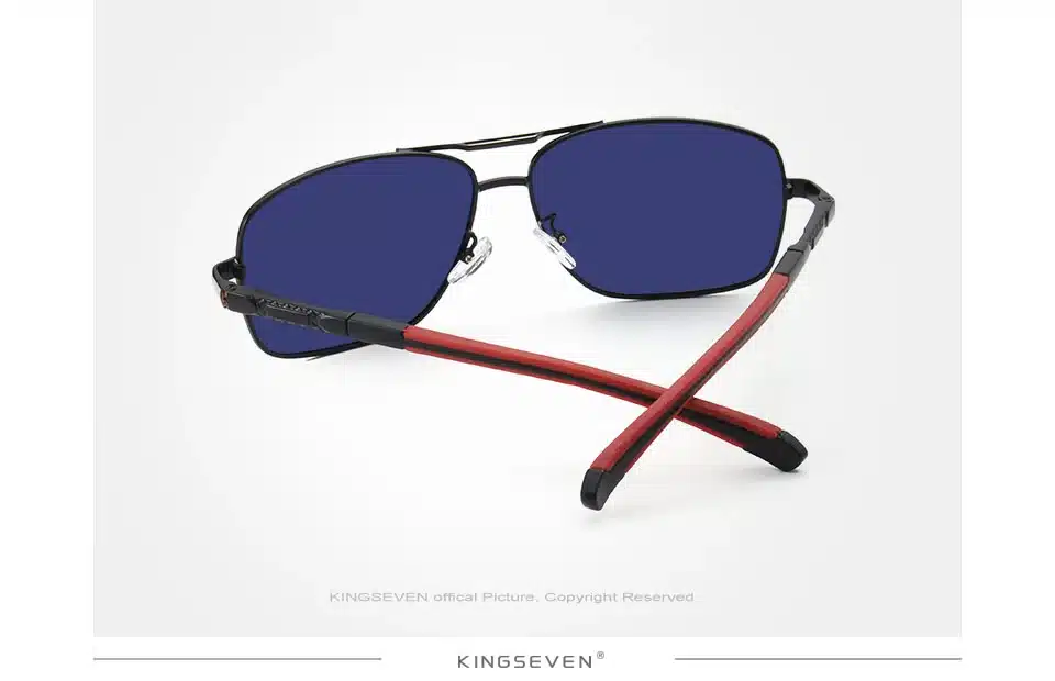 KINGSEVEN 2018 Brand Men Aluminum Sunglasses HD Polarized UV400 Mirror Male Sun Glasses Women For Men Oculos de sol N724 15
