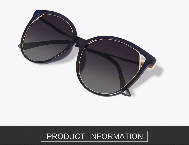 AOFLY BRAND DESIGN Fashion Sunglasses 2018 Polarized Cat Eye Sun Glasses For Women Rhinestone Temple UV400 A104 15