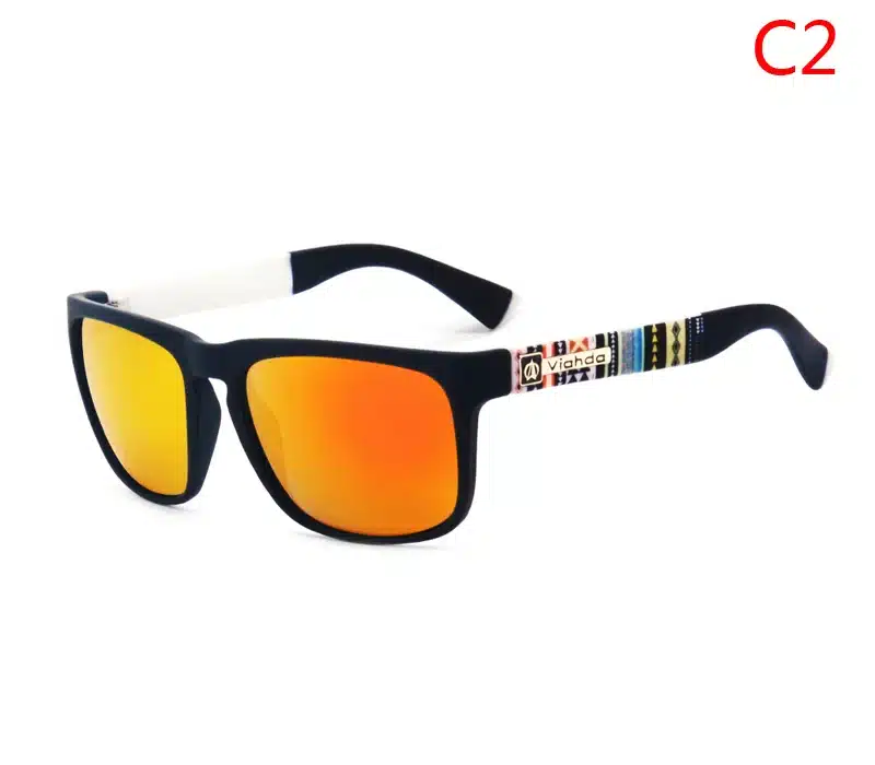 Viahda Brand 2018 New Sunglasses Men Black Cool Travel Sun Glasses High Quality Eyewear Gafas With box 6
