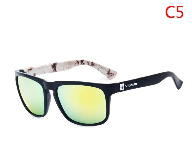 Viahda Brand 2018 New Sunglasses Men Black Cool Travel Sun Glasses High Quality Eyewear Gafas With box 9