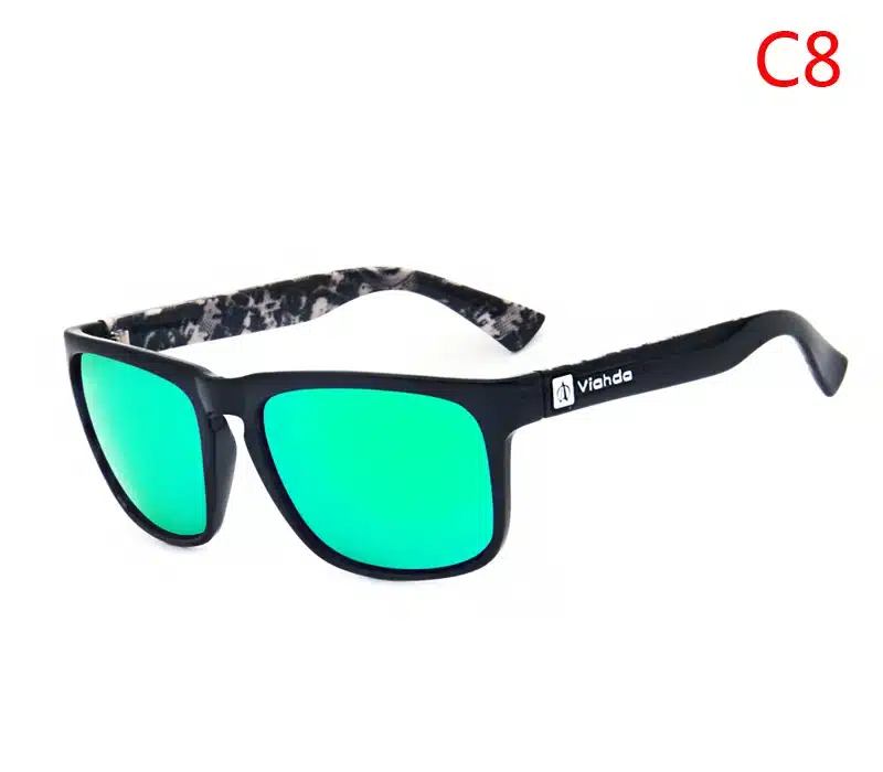Viahda Brand 2018 New Sunglasses Men Black Cool Travel Sun Glasses High Quality Eyewear Gafas With box 12