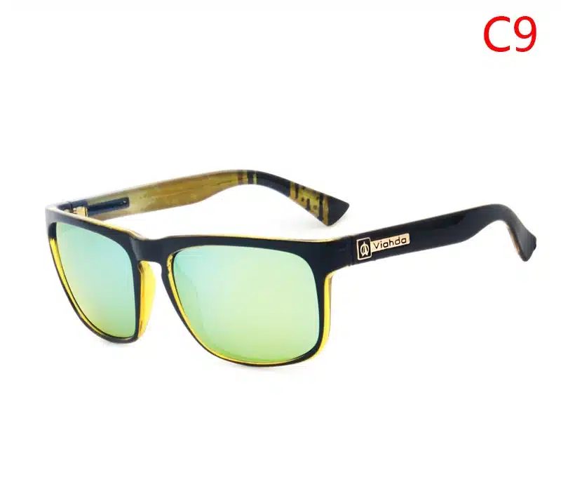 Viahda Brand 2018 New Sunglasses Men Black Cool Travel Sun Glasses High Quality Eyewear Gafas With box 13