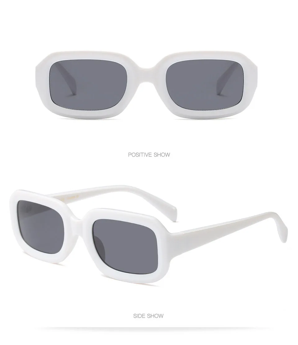 MOLNIYA 2018 Purple Small Rectangle Sunglasses Women New Fashion Black White Pink Red Ladies Sun Glasses Men Brand UV400 15