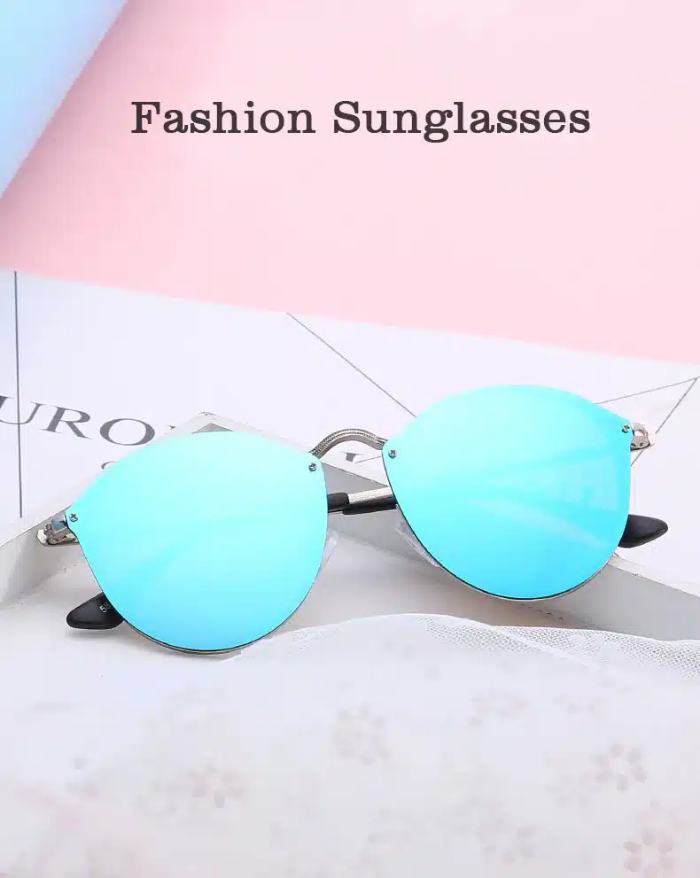 2018 New Fishion Cat Eye Sunglasses Women Luxury Cute Rimless Sun Glasses Retro Sunglass For Ladies Brand Designer 1332R 8
