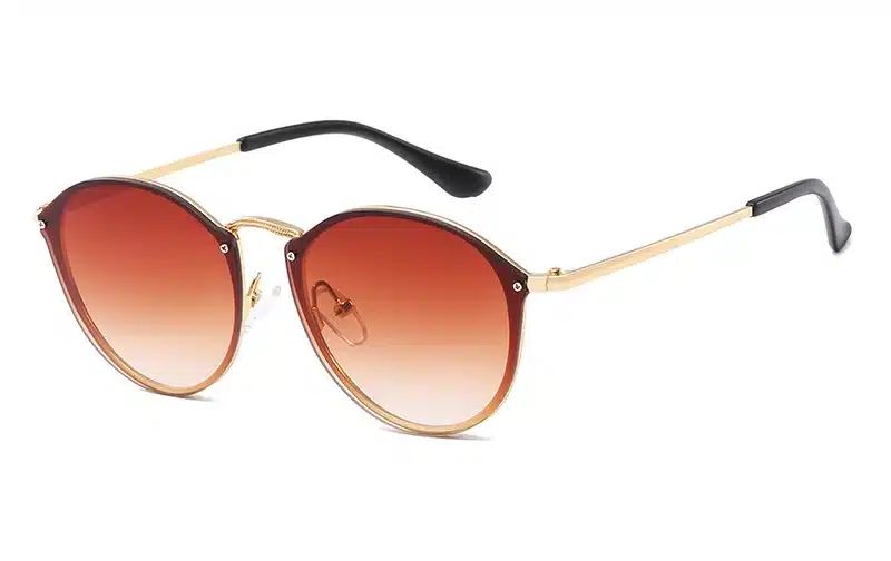 2018 New Fishion Cat Eye Sunglasses Women Luxury Cute Rimless Sun Glasses Retro Sunglass For Ladies Brand Designer 1332R 15