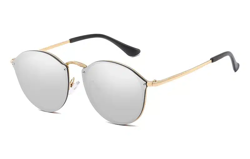 2018 New Fishion Cat Eye Sunglasses Women Luxury Cute Rimless Sun Glasses Retro Sunglass For Ladies Brand Designer 1332R 23