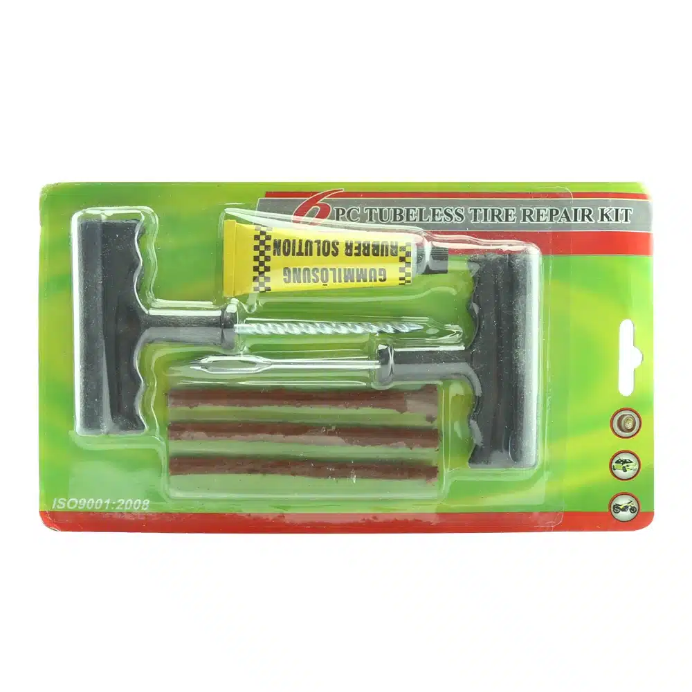 1 Set Professional Auto Car Tire Repair Kit Car Bike Auto Tubeless Tire Tyre Puncture Plug Repair Tool Kit Tool Car Accessories 19
