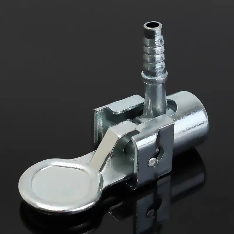 Audew 6.3mm Tire Valve Air Chuck Car Track Tyre Airline Inflator Connector Brass Clip-on Valve Zinc alloy Tire Repair Tools 4