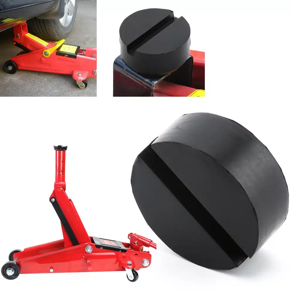 Car Rubber Disc Pad Car Vehicle Jacks Jack Pad Frame Protector Rail Floor Jack Guard Adapter Tool Jacking Lifting Disk 9