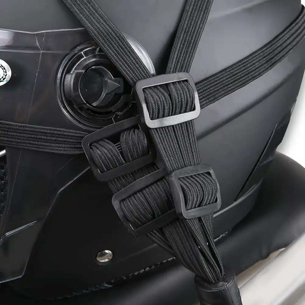 Universal Moto Helmet Mesh Net Motorcycle Luggage Net Protective Gears Luggage Hooks Motorcycle Accessories Organizer Holder 15
