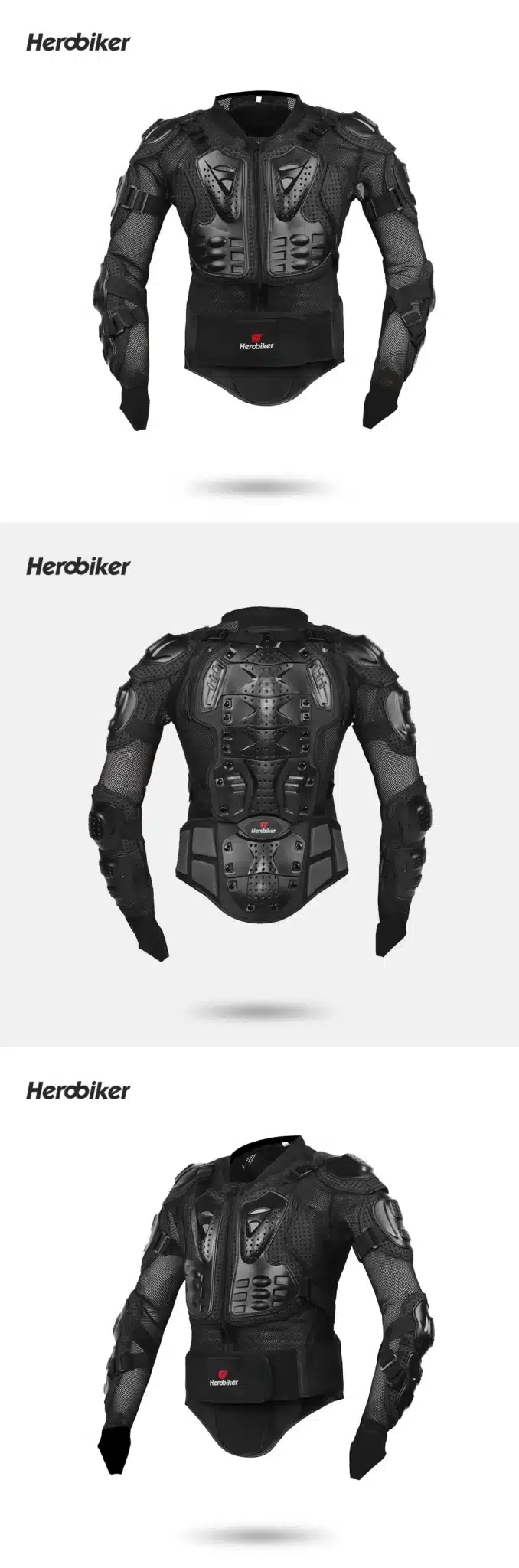 HEROBIKER Motorcycle Jacket Protective Gear Motocross Gear Armor Body Chest Motor Rider Racing Jacket Motorcycle Protection 11