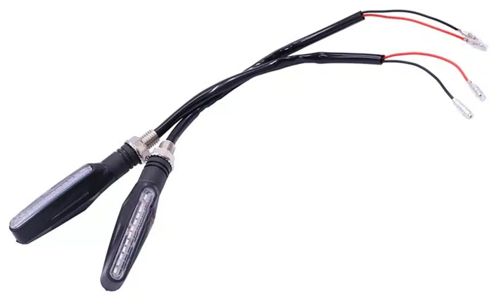2018 newest 4x Universal flowing water flicker led motorcycle turn signal Indicators Blinkers Flexible Bendable Amber light lamp 18