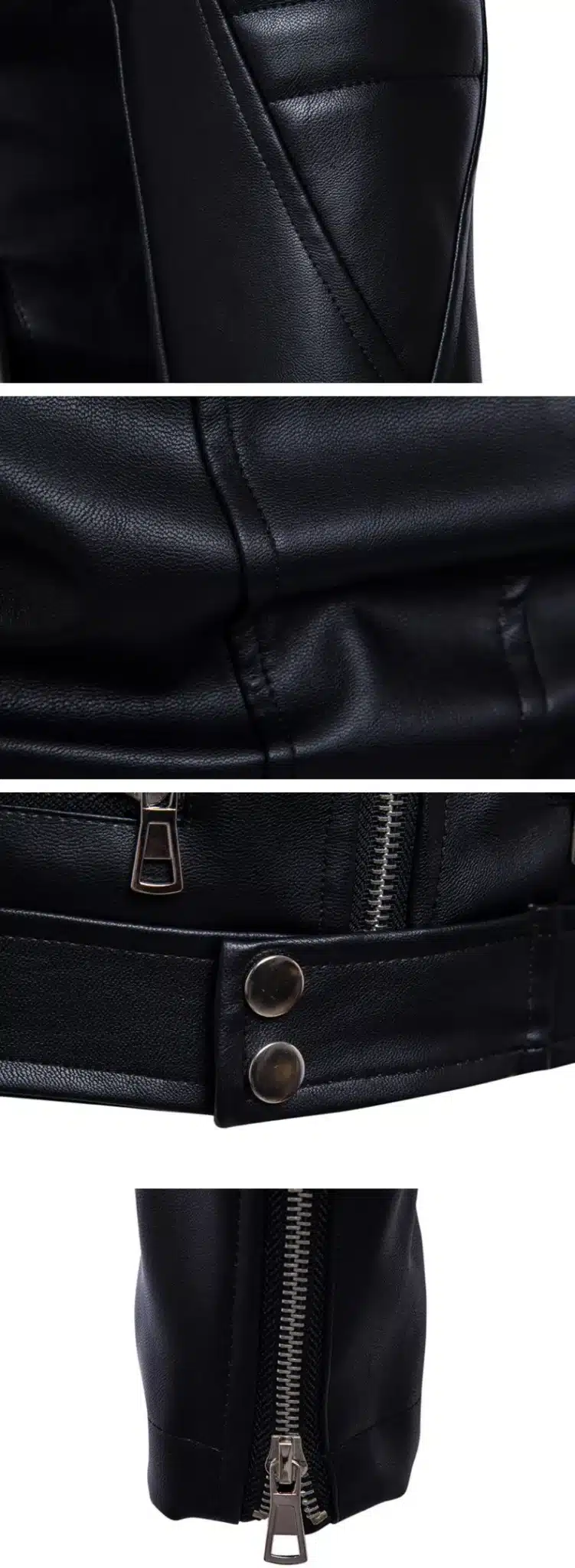 AOWOFS Newest British motorcycle leather jacket Classic design multi-zippers Men's Locomotive Jackets Bomber leather Jacket coat 20