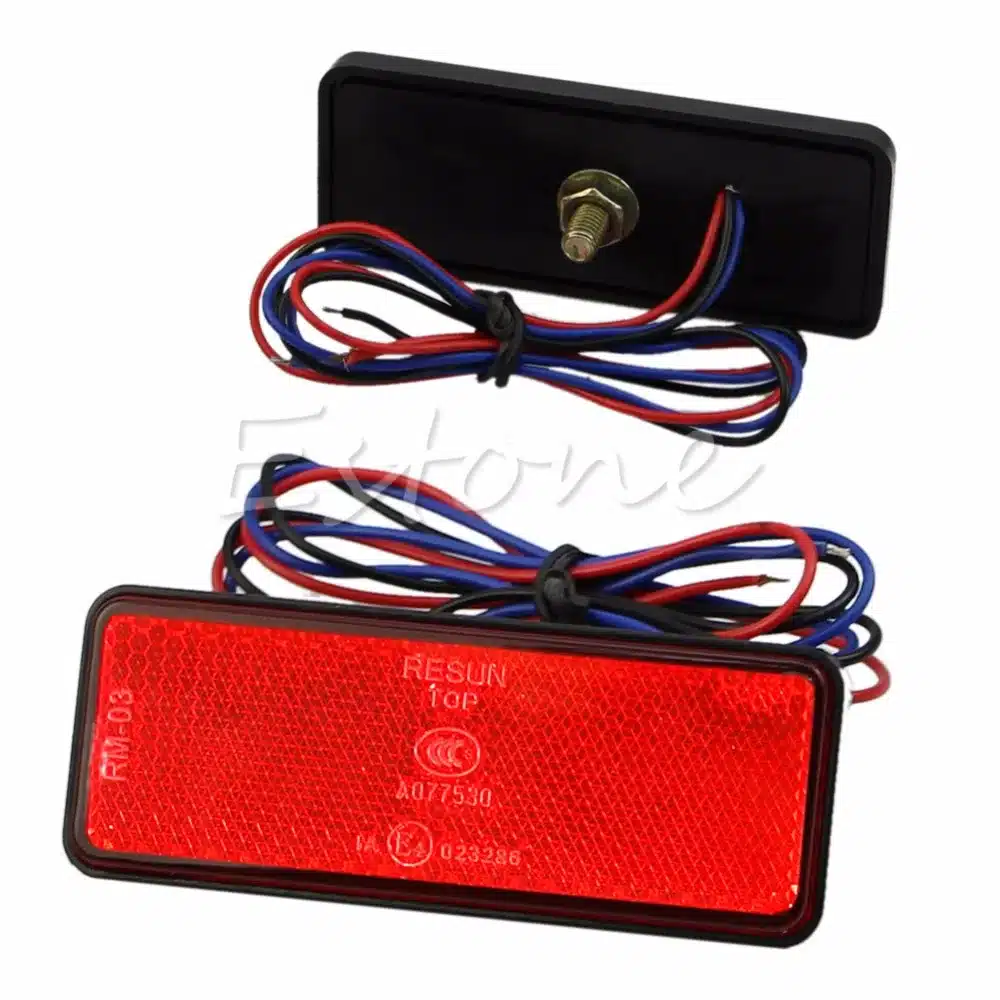 Hot LED Reflector Rear Tail Brake Stop Marker Light CAR Truck Trailer Motorcycle 8