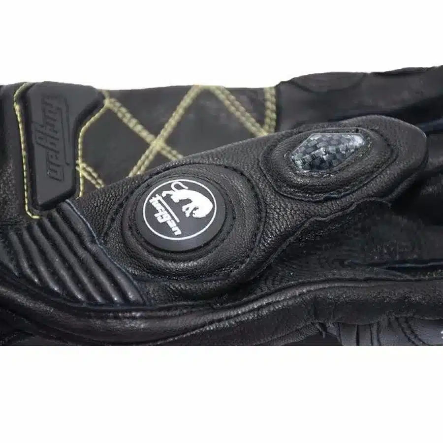 Carbon Fiber Motorcycle Gloves Leather Glove Men Cycling Racing Guantes Moto Motorbike Luvas 14