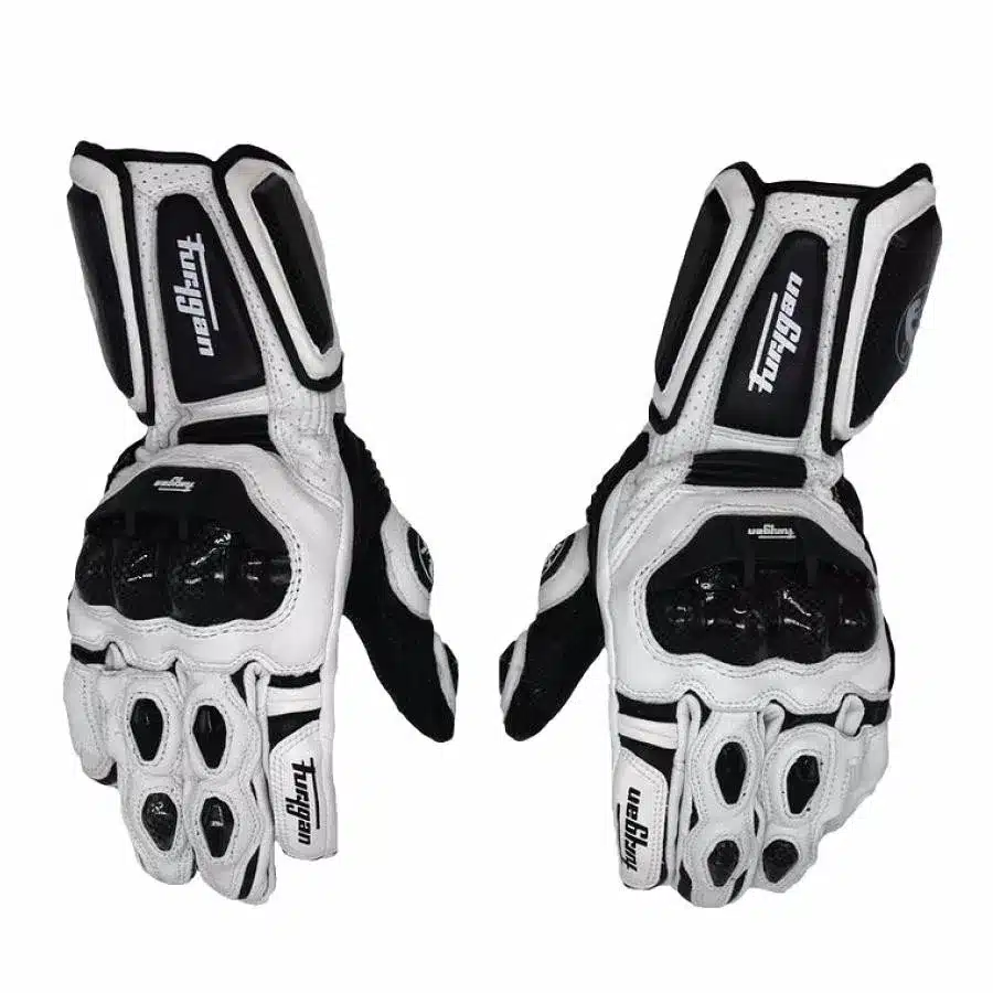 Carbon Fiber Motorcycle Gloves Leather Glove Men Cycling Racing Guantes Moto Motorbike Luvas 17