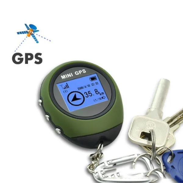 Podofo Mini GPS Tracker Tracking Device Travel Portable Keychain Locator Pathfinding Motorcycle Vehicle Sport Handheld Keychain 14