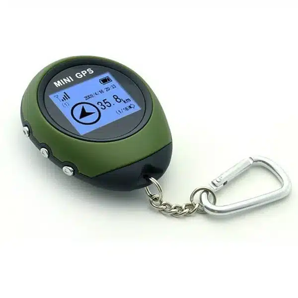 Podofo Mini GPS Tracker Tracking Device Travel Portable Keychain Locator Pathfinding Motorcycle Vehicle Sport Handheld Keychain 16