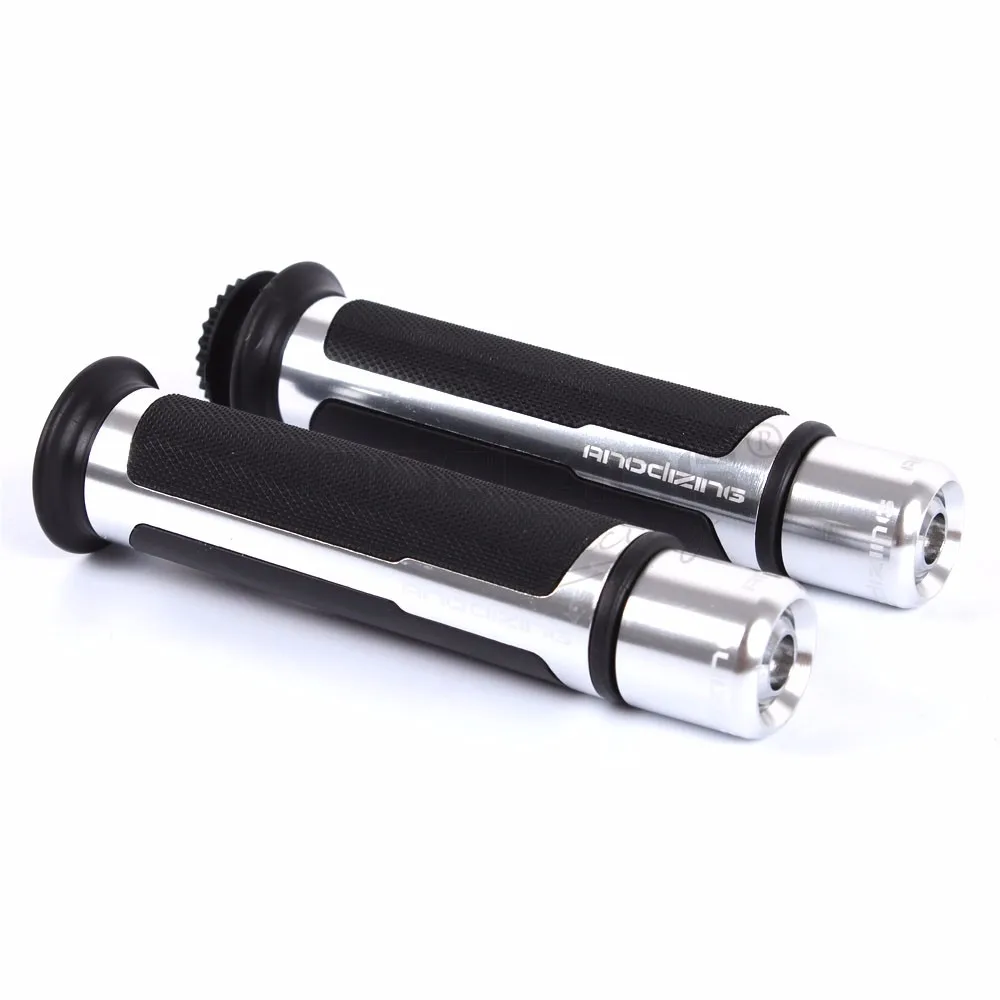 Free Shipping THE HOT ANODIZING 7/8'' CNC 22MM Universal Motorcycle Handle CAPS / Handlebar Grips For Honda CB250 CB400 CBR500 17