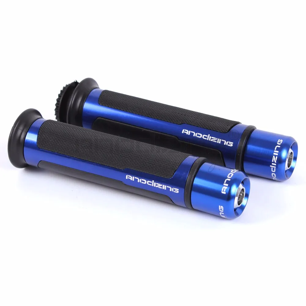 Free Shipping THE HOT ANODIZING 7/8'' CNC 22MM Universal Motorcycle Handle CAPS / Handlebar Grips For Honda CB250 CB400 CBR500 18