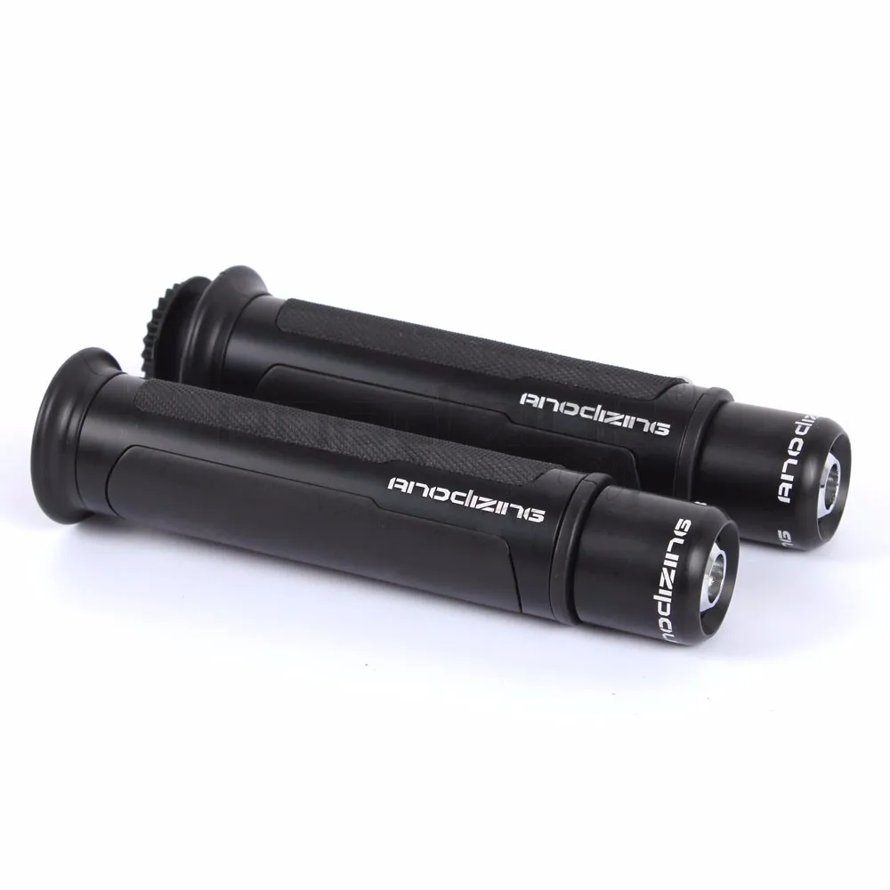 Free Shipping THE HOT ANODIZING 7/8'' CNC 22MM Universal Motorcycle Handle CAPS / Handlebar Grips For Honda CB250 CB400 CBR500 19