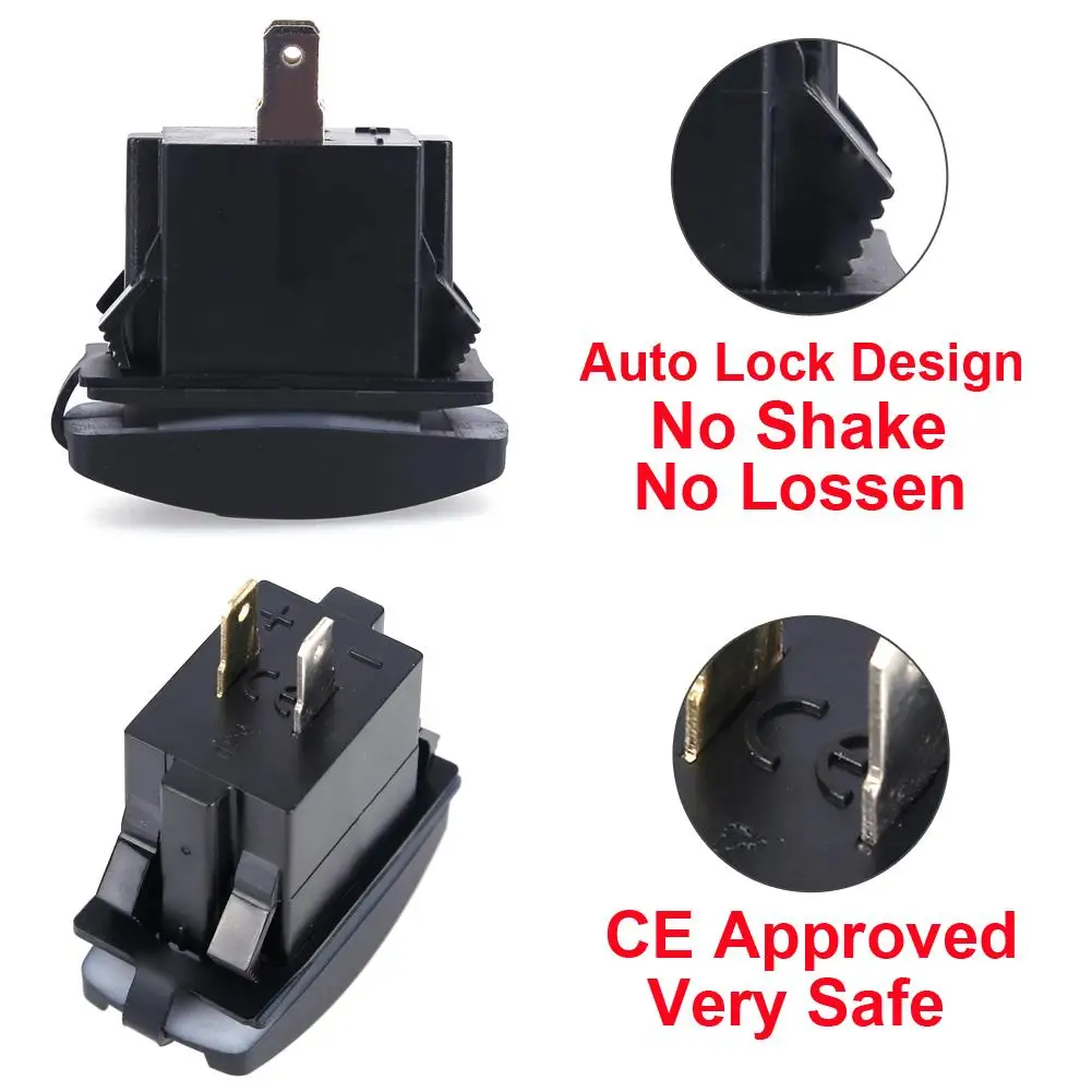 Universal Car Motorcycle Waterproof 2 Port Dual USB Charger For iPhone Samsung 3.1A Mini Auto Charger Adapter Car-Charger 12