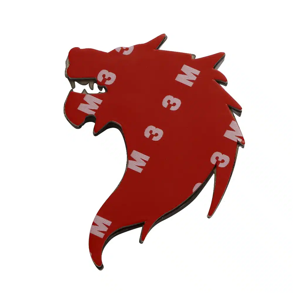Wolf Wolverene Head 100% 3D Metal Car Auto Motorcycle Logo Emblem Badge Sticker DIY NEW Gun Silver Bronze 3 Colors Car-Styling 15