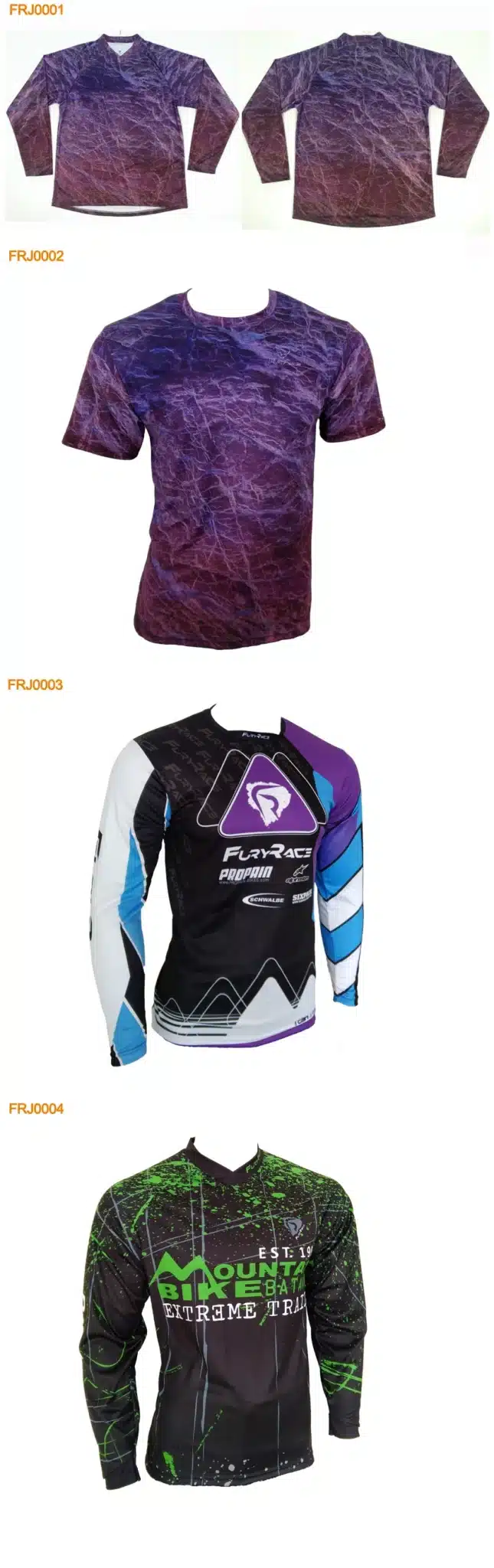 FURY RACE 2017 Men's Downhill Jerseys Mountain Bike MTB Shirts Offroad DH Motorcycle Jersey Motocross Sportwear BMX Clothing 2