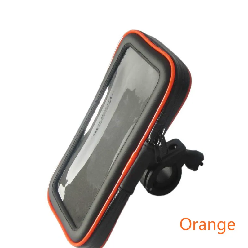 Bike Bicycle Motorcycle Holder with Waterproof Case Bag Handlebar Mount phone Holders Stand For iPhone Samsung Note3/4/5 GPS 9