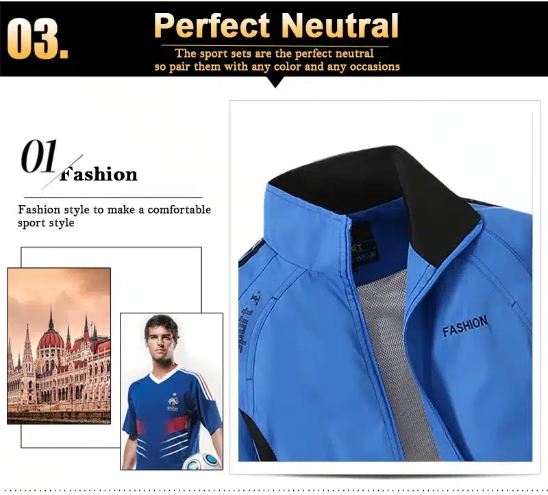 JEASS Men Running Suits Plus Size Mens Sports Suits Quick Dry High Quality Men Tracksuit Sport Suits Men Running Jogging Sets 12