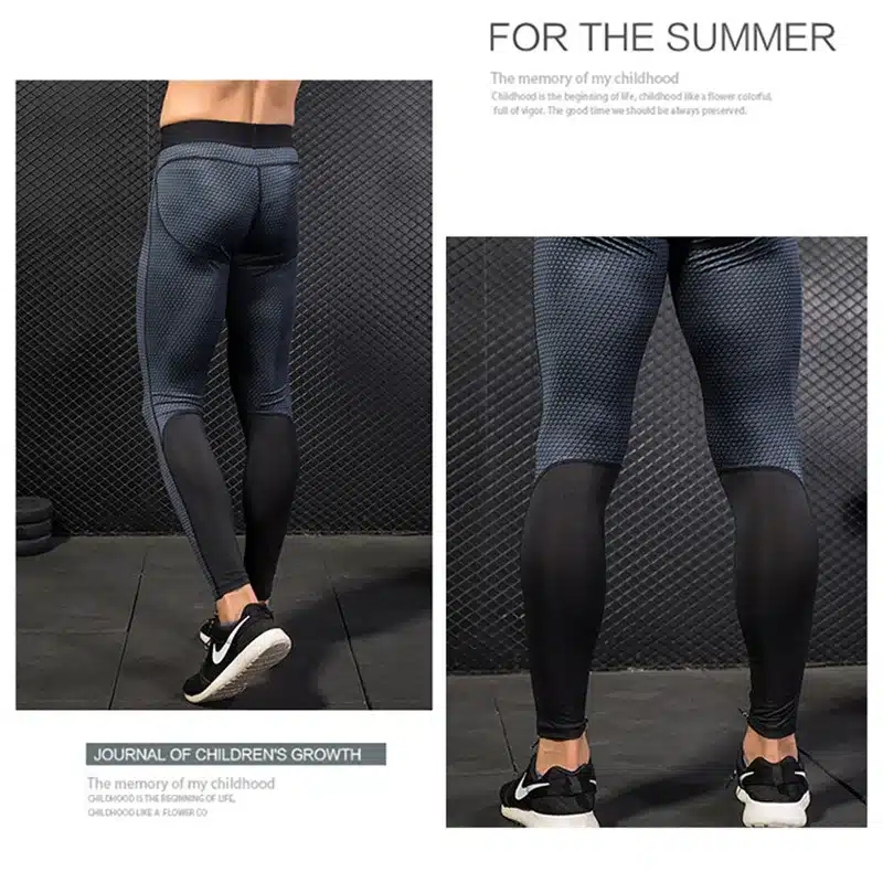 2017 Fitness Tight Sport Suit Men Long Sleeve Shirt +Pant Men's Running Set Compression Gym Clothing Quick Dry Men's Sportswear 17