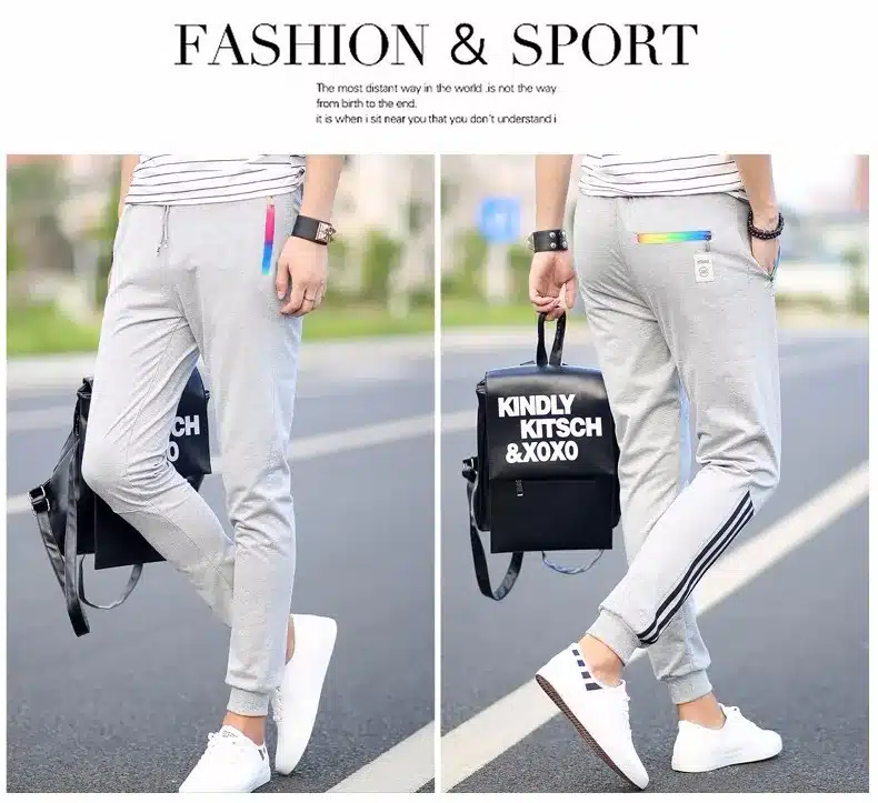 Casual Pants Men Brand Skinny Mens Sweat Pant Male Cotton Sportswear Menswear Thick Warm Long Casual Trousers Straight Pant 2018 12
