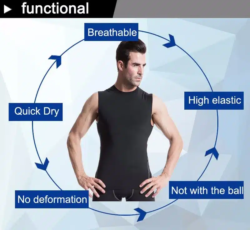 YD 2017 Logo Custom Quick Dry Running Vest Training Workout Tank Top Fitness Tights Gym Men Sport Suit Sleeveless Man's T-Shirt 18