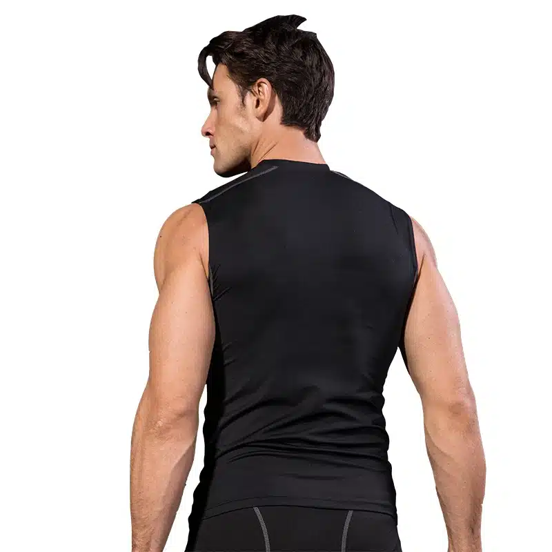 YD 2017 Logo Custom Quick Dry Running Vest Training Workout Tank Top Fitness Tights Gym Men Sport Suit Sleeveless Man's T-Shirt 21