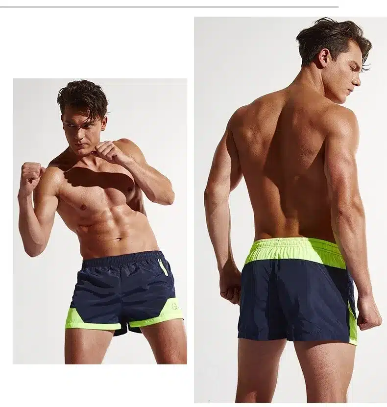 Quick Dry Beach Shorts Men Boardshorts Bermuda Surf Swimming Short Man Beachwear Male Athletic Sport Suit Swim Trunks Shorts 28