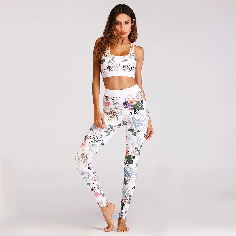 2018 New Women Fashion Tracksuit Sexy Slim Fitness Vest Crop Top Hoodies High Waist Elastic Pant Blue Workout women Suit Set 5