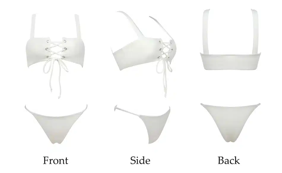RXRXCOCO Solid Bikini Sets 2018 Sexy Sport Bikini Adjustable Buttom Swimsuit Women Padded Swimwear Summer Beachwear Bathing Suit 19