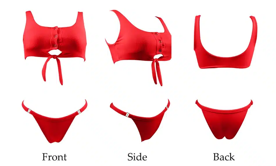 RXRXCOCO Solid Bikini Sets 2018 Sexy Sport Bikini Adjustable Buttom Swimsuit Women Padded Swimwear Summer Beachwear Bathing Suit 23